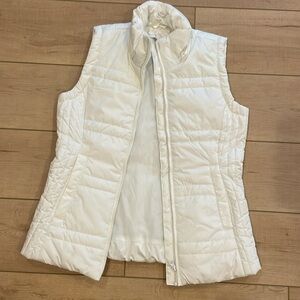New White Puffer Vest